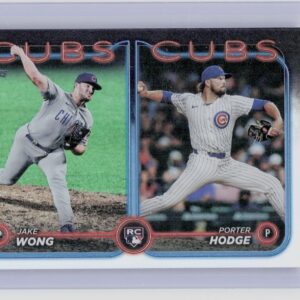 2024 Topps Update Porter Hodge  / Jake Wong Rainbow Foil #US106 Cubs