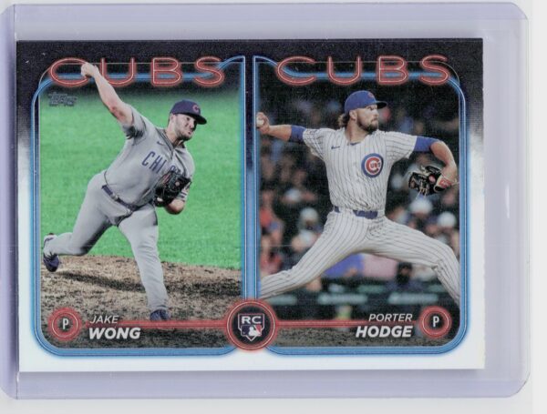 2024 Topps Update Porter Hodge  / Jake Wong Rainbow Foil #US106 Cubs