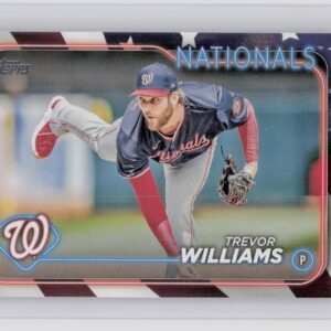 2024 Topps Update Trevor Williams Independence Day /76 #US177 Nationals