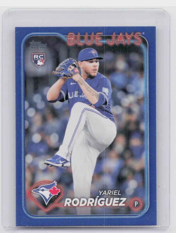 2024 Topps Update Yariel Rodriguez Royal Blue #US317 Jays