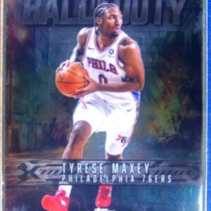 2025-26 Topps Chrome Tyrese Maxey #BD-10 76ers Ball of Duty