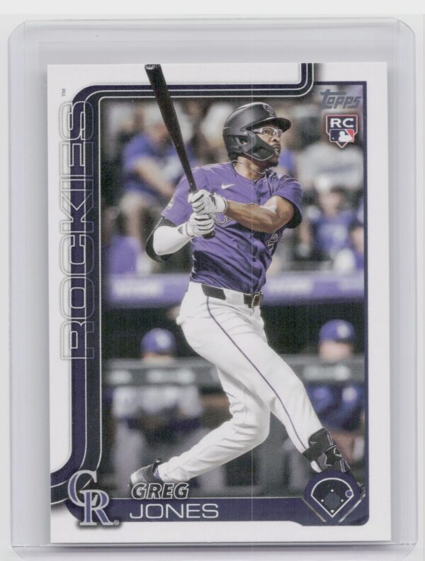 2025 Prizm Greg Jones RC #36 Rockies