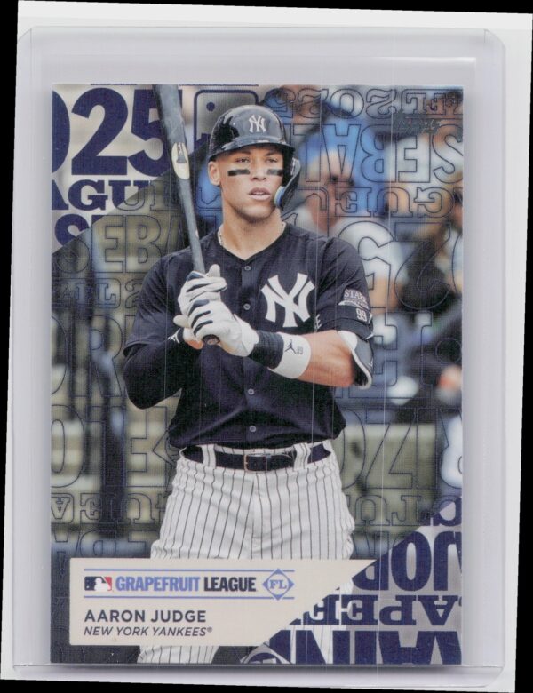 2025 Topps Aaron Judge Training Grounds #TG-2 Yankees