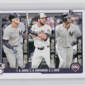 2025 Topps American League Leaders HR (Aaron Judge / Anthony Santander / Juan So