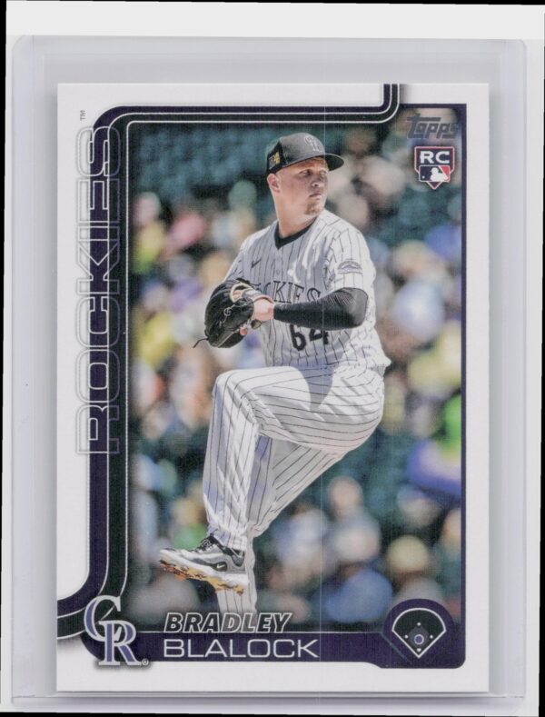 2025 Topps Bradley Blalock RC #161 Rockies