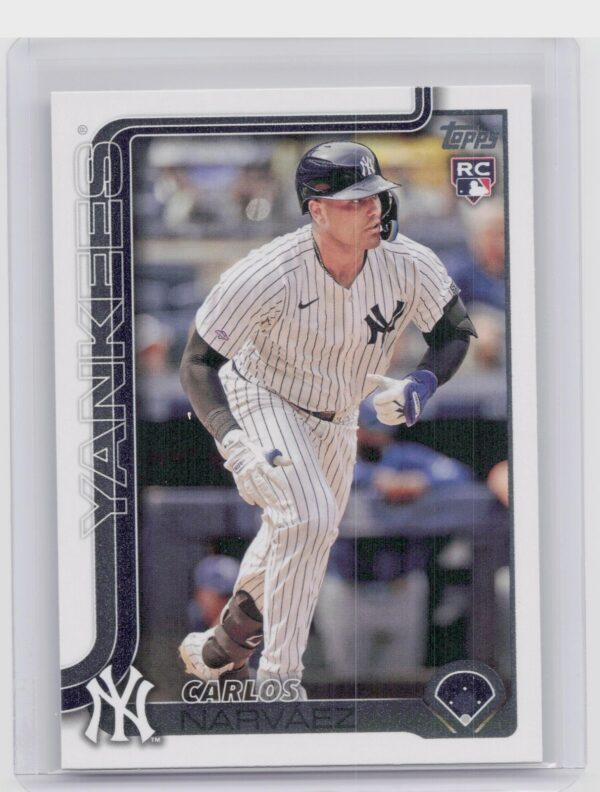2025 Topps Carlos Narvaez RC RC #115 Yankees