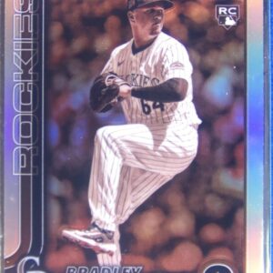 2025 Topps Chrome Bradley Blalock Sepia Refractors RC #289 Rockies