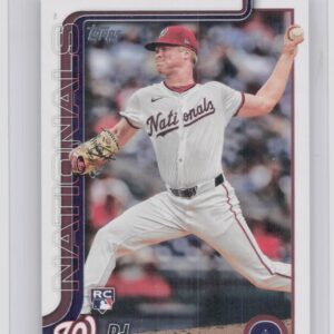 2025 Topps DJ Herz RC #287 Nationals