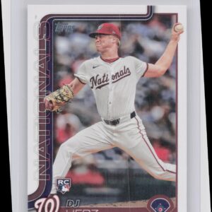 2025 Topps DJ Herz RC #287 Nationals