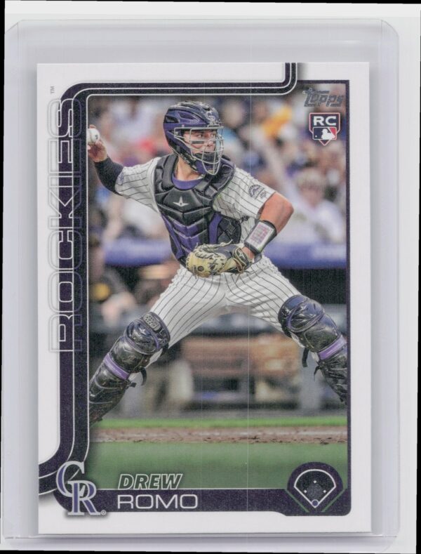 2025 Topps Drew Romo RC #296 Rockies