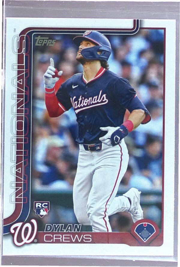2025 Topps Dylan Crews RC #74 Nationals
