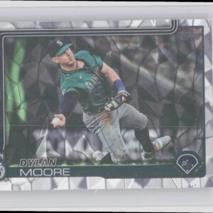 2025 Topps Dylan Moore Diamante Foil #105 Mariners