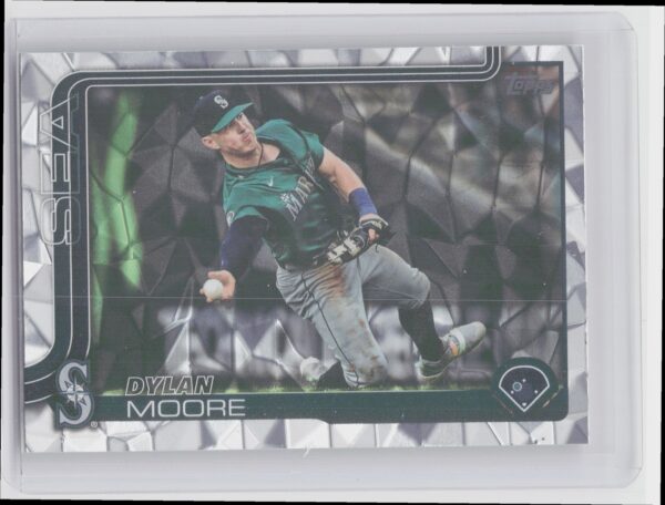 2025 Topps Dylan Moore Diamante Foil #105 Mariners