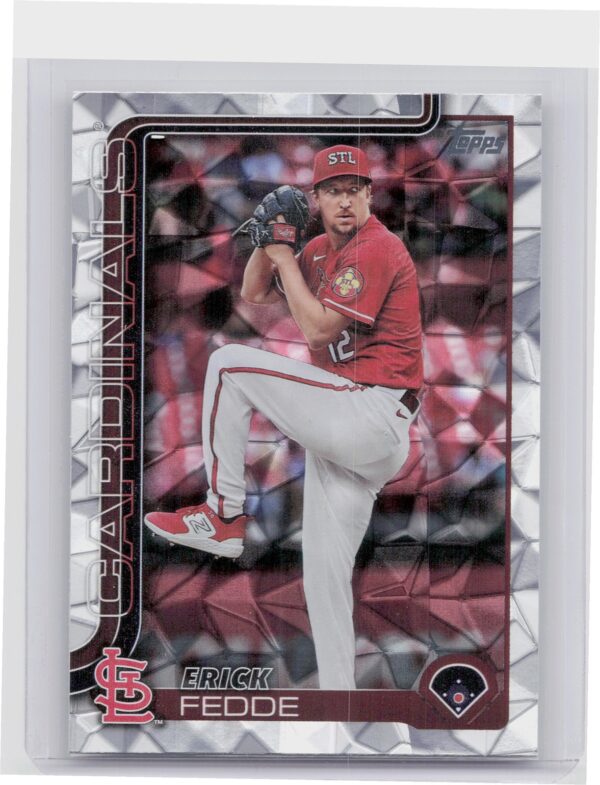2025 Topps Erick Fedde Diamante Foil #229 Cardinals
