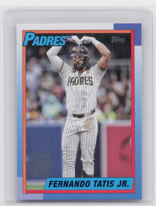 2025 Topps Fernando Tatis Jr. #T90-81 Padres 1990 Topps Baseball 35th