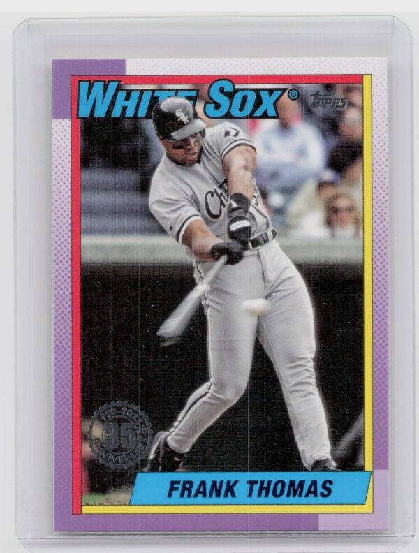 2025 Topps Frank Thomas #T90-50 Sox 1990 Topps Baseball 35th Anniversary
