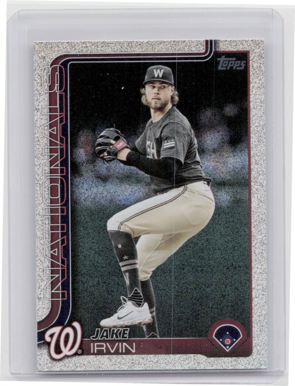 2025 Topps Jake Irvin Sandglitter #197 Nationals