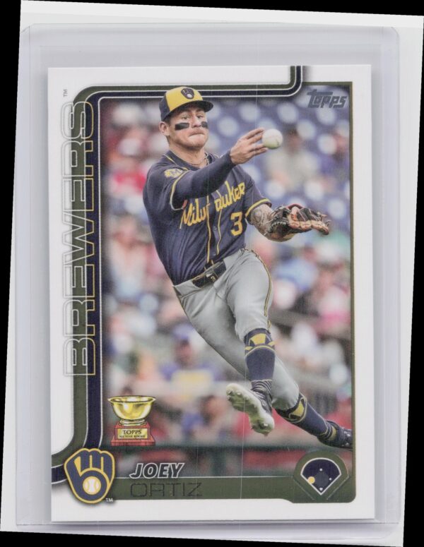 2025 Topps Joey Ortiz #165 Brewers