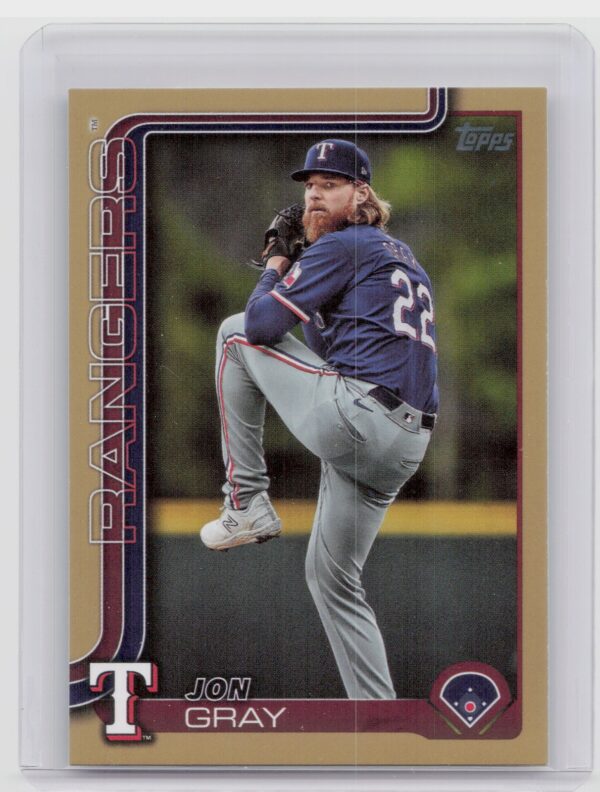 2025 Topps Jon Gray Gold /2025 #62 Rangers