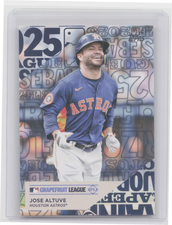 2025 Topps Jose Altuve #TG-9 Astros Training Grounds