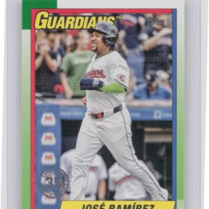 2025 Topps Jose Ramirez #T90-51 Guardians 1990 Topps Baseball 35th Anniversary