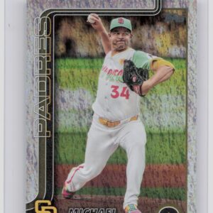 2025 Topps Michael King Confetti #195 Padres