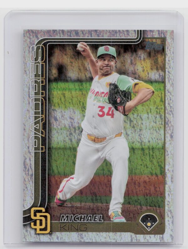2025 Topps Michael King Confetti #195 Padres