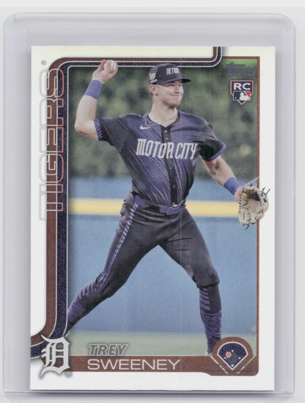 2025 Topps Trey Sweeney Rainbow Foil #67 Tigers