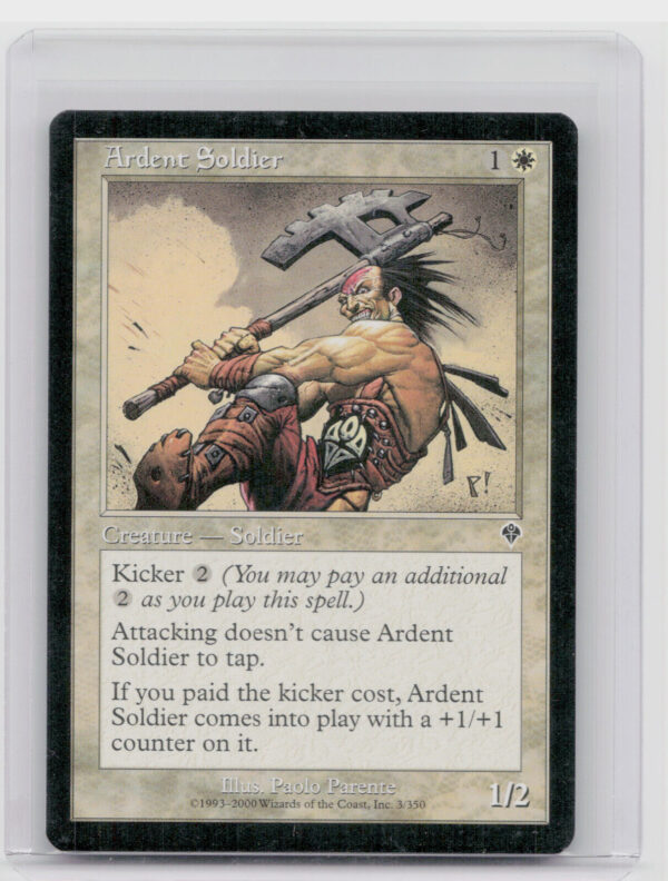 MTG  Invasion Ardent Soldier