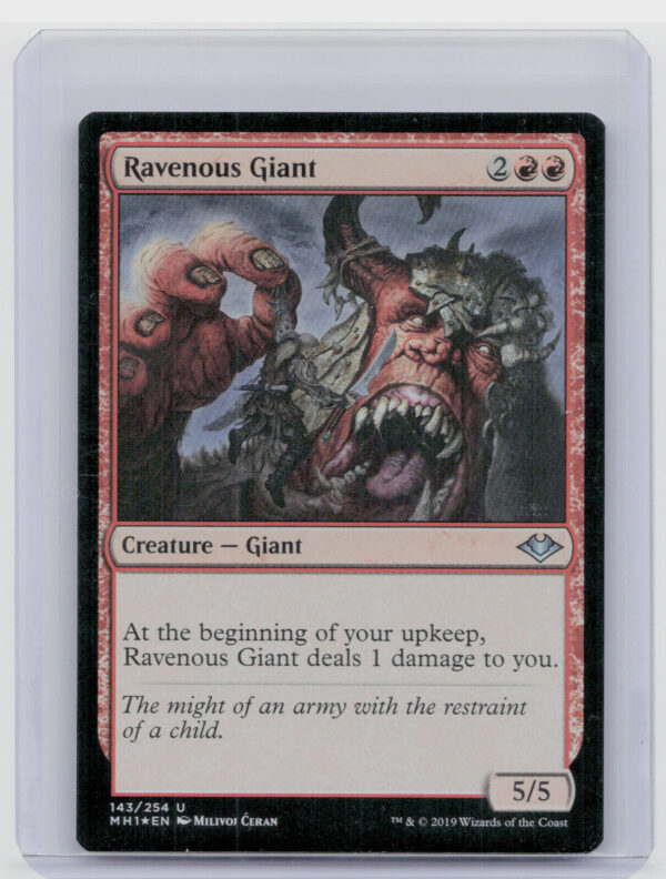 MTG Modern Horizons Ravenous Giant Foil
