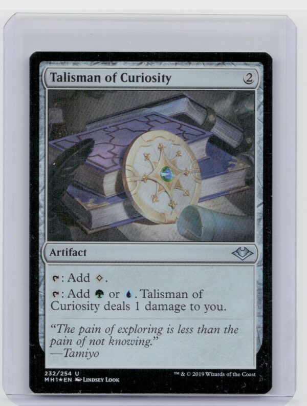 MTG Modern Horizons Talisman of Curiosity Foil 232/254