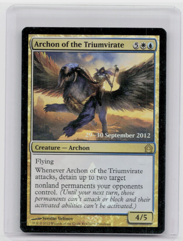 MTG Return to Ravnica Archon of the Triumvirate Foil