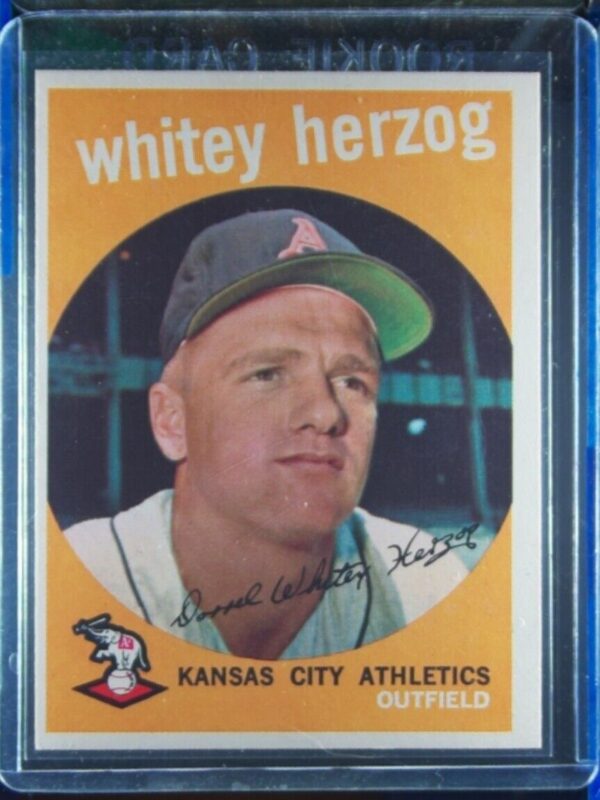1959 Topps Whitey Herzog #392 Athletics