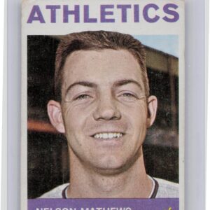 1964 Topps Nelson Mathews #366 Athletics