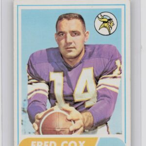 1968 Topps Fred Cox #107 Vikings