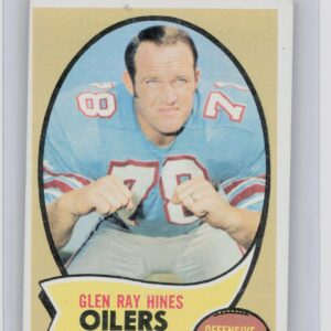 1970 Topps Glen Ray Hines RC #61 Oilers