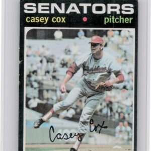 1971 Topps Casey Cox #82 Senators