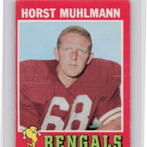 1971 Topps Horst Muhlmann RC #49 Bengals