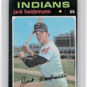 1971 Topps Jack Heidemann RC #87 Indians