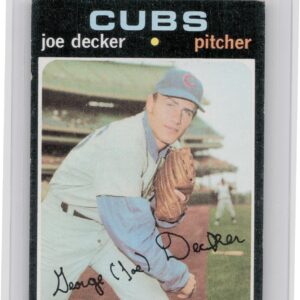 1971 Topps Joe Decker RC #98 Cubs