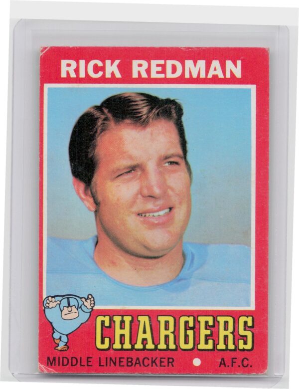 1971 Topps Rick Redman #42 Chargers