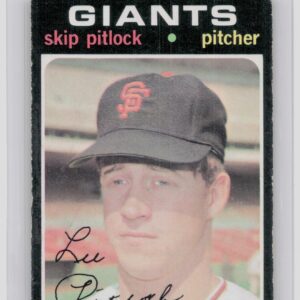 1971 Topps Skip Pitlock RC #19 Giants