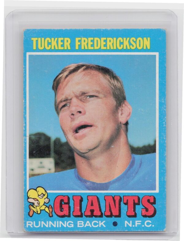 1971 Topps Tucker Frederickson #101 Giants