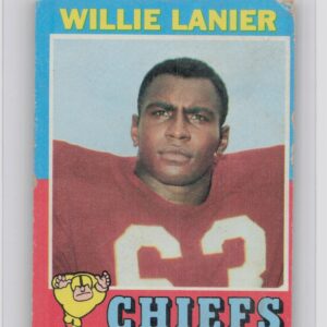 1971 Topps Willie Lanier RC #114 Chiefs