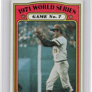 1972 Topps 1971 World Series Game No. 7 #229 Pirates