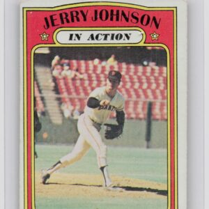 1972 Topps Jerry Johnson #36 Giants