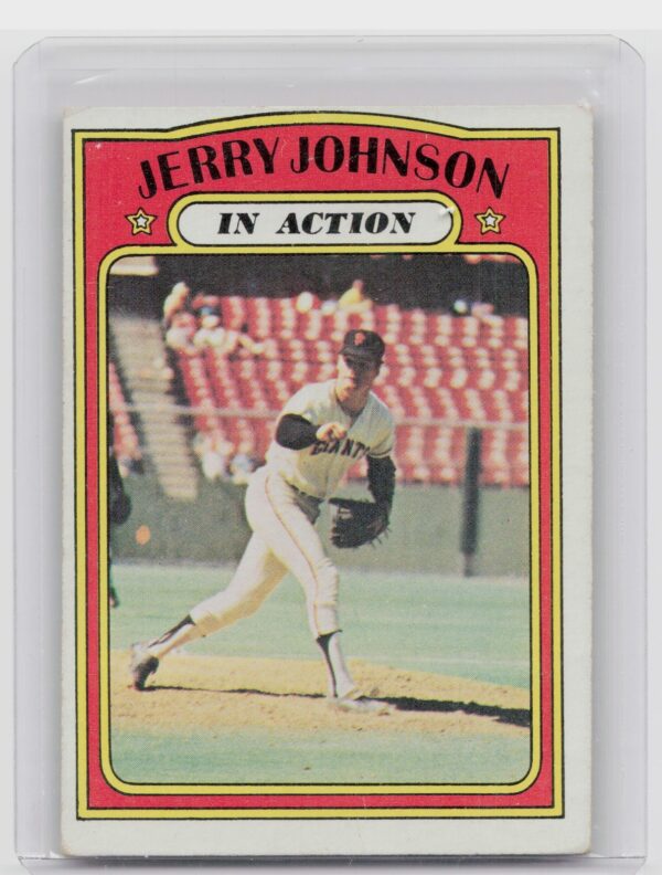1972 Topps Jerry Johnson #36 Giants