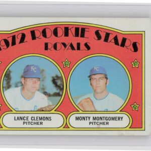 1972 Topps Royals 1972 Rookie Stars (Lance Clemons / Monty Montgomery) RC #372