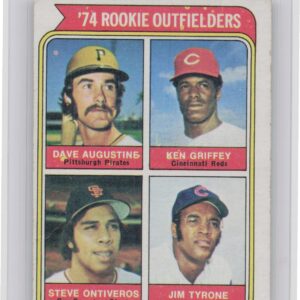 1974 Topps 1974 Rookie Outfielders Dave Augustine / Ken Griffey / Steve Ontiver