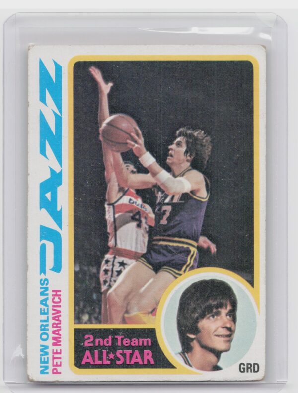1978-79 Topps Pete Maravich #80 Jazz